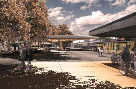 Bushof und Bahnhofsplatz Schwerzenbach - Schröer Sell Eichenberger